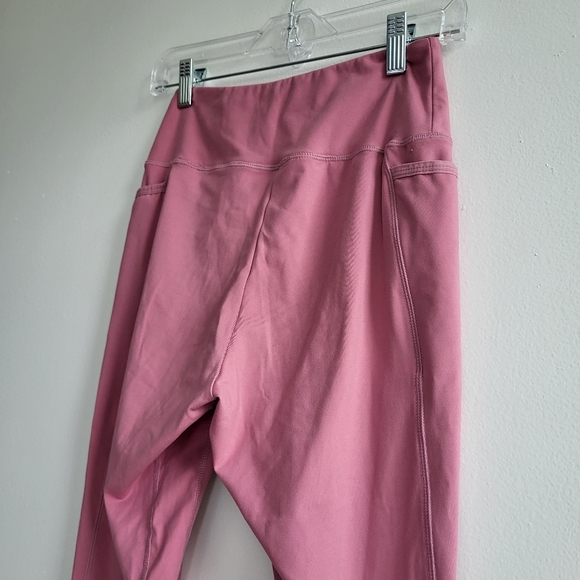 Gym Shark Rose Pink Dream Pocket Workout Pant Leggings Ladies Size Small - Picture 6 of 8